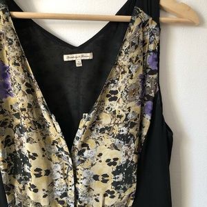 Black and floral Madewell dress.